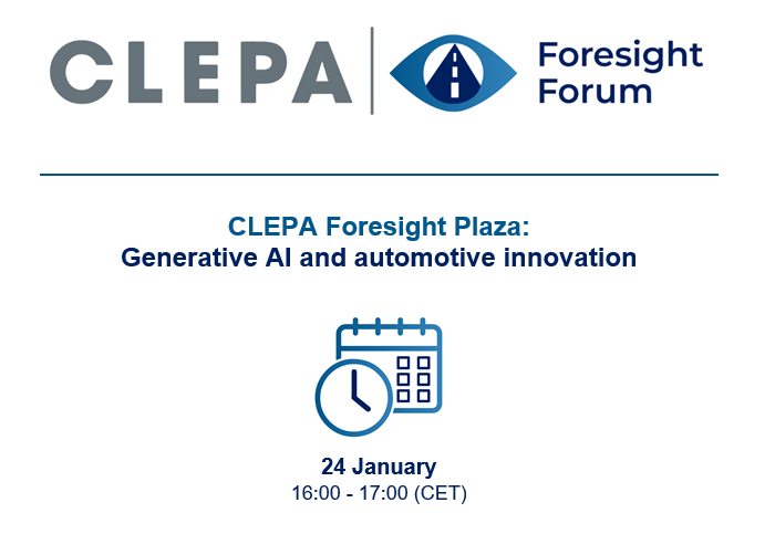 CLEPA Foresight Plaza webinar: Generative AI and automotive innovation